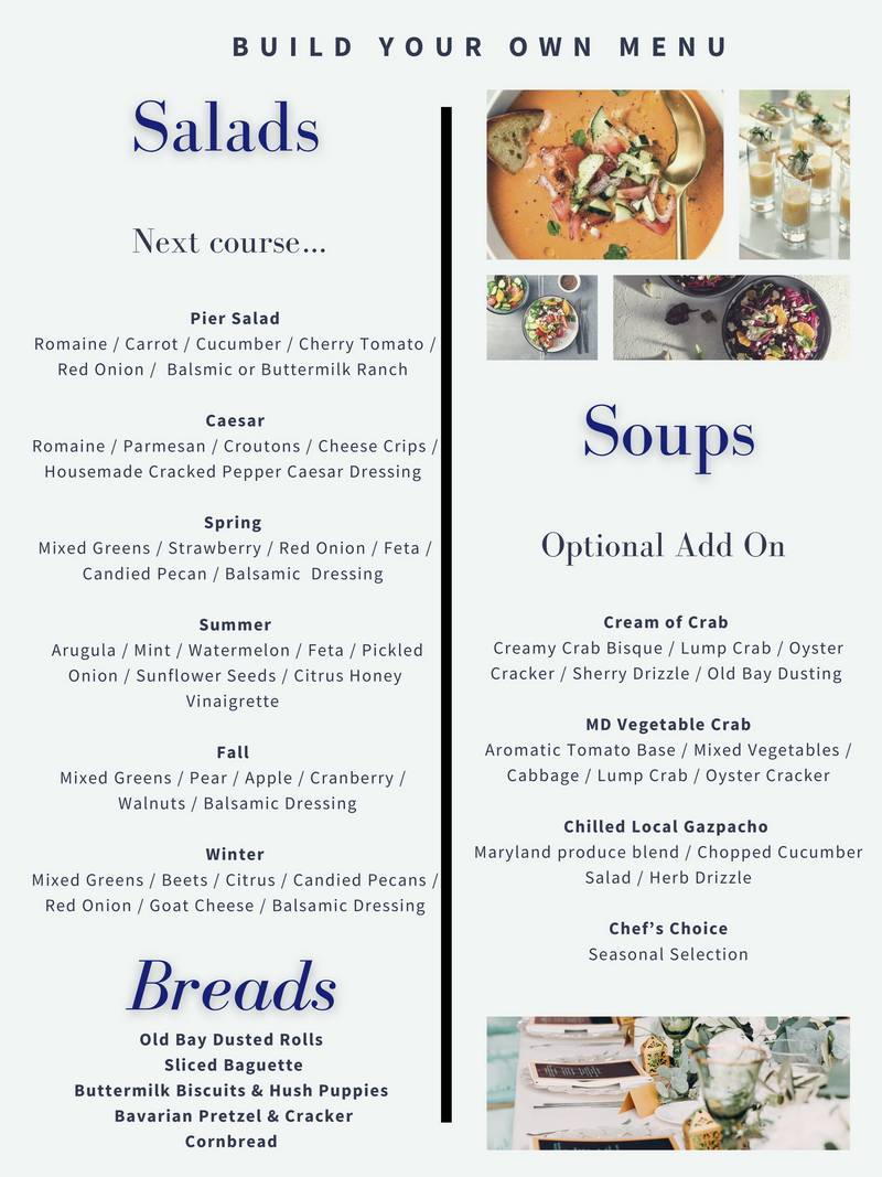 Offsite Catering Menu Page