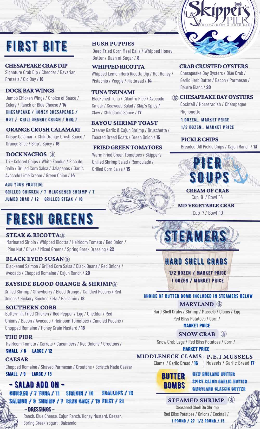 Dinner Menu