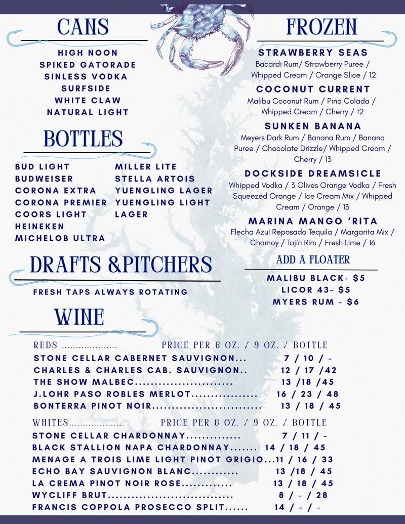 Beverage Menu